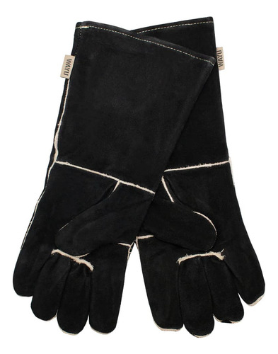 2 Guantes De Cuero Parrillero Wayu Alta Temperatura Limitad