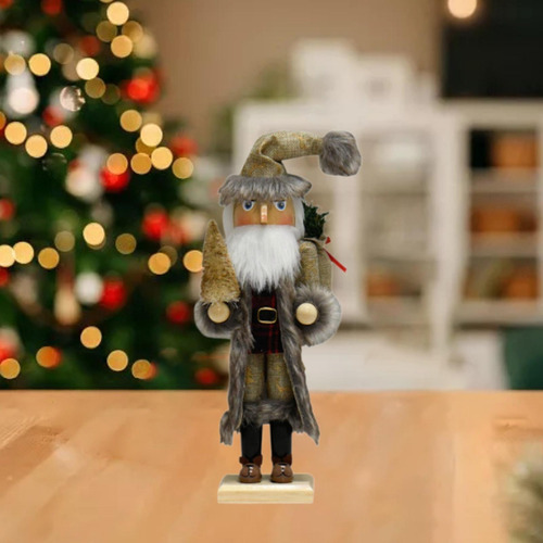 Muñeca Navideña De Madera Para Decoración Navideña Para