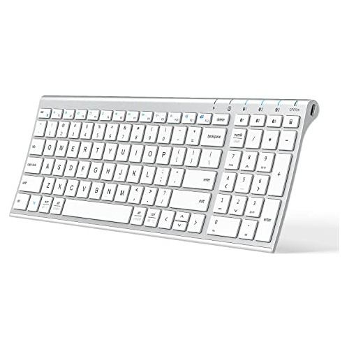 Iclever Bk10 Bluetooth Keyboard, Multi Device Keyboard Recar