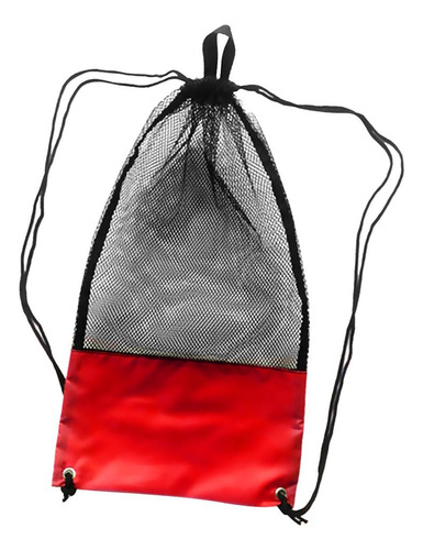 2pcs Bolsa De Malla Con Cordón Para Buceo Con Snorkel De