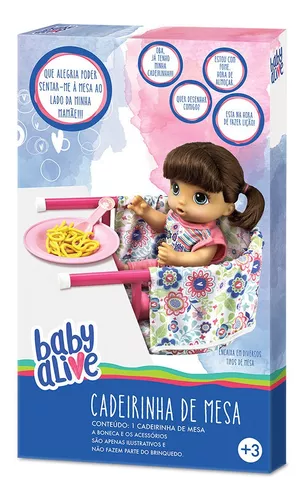 Novidade! Bolsinha para Boneca Baby Alive, Roupa Infantil para Menina Baby  Alive Nunca Usado 73078778