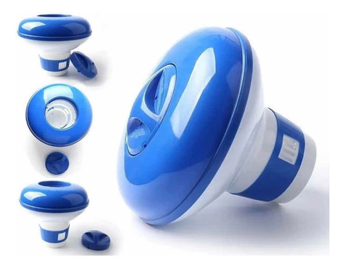 Flotador Dispensador De Cloro Panda + 5 Tabletas De Cloro 3