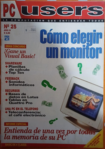 Revista Pc Users Argentina N° 25 1993