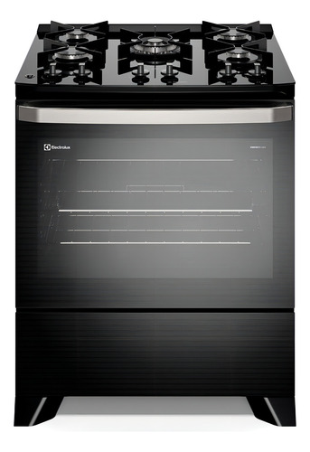 Fogão A Gás De Piso 5 Bocas Electrolux Com Vaporbake - Fe5gp Cor Preto