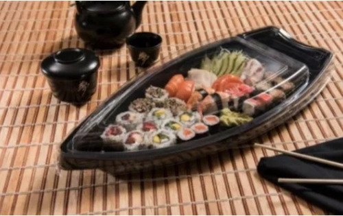 Imagen 1 de 3 de Envase Tipo Barco Para Sushi
