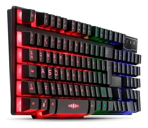 Teclado Gamer Com Led H'maston Ak-600 Cor de teclado Preto Idioma Português Brasil