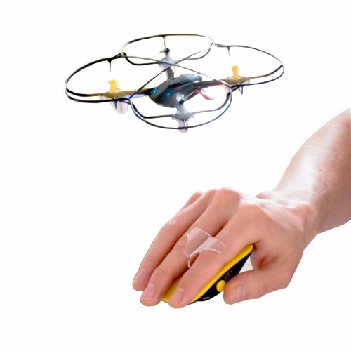 Drone Cuadricoptero Operado Con Mano Bateria Recargable