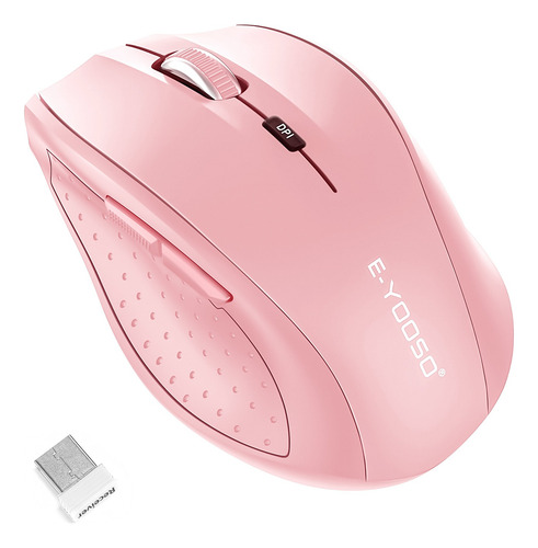 Terport F11 Mouse Inalámbrico Rosa 4800dpi Gamer