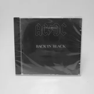 Cd Ac/dc Back In Black - Box Acrílico