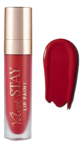 Beauty Creations Labial Líquido Velvet Stay Lip Paint Color 21 red Affair