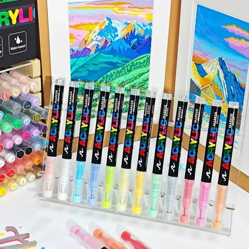 Marcador De Pintura Líquida Directa De 120 Colores, Bolígraf
