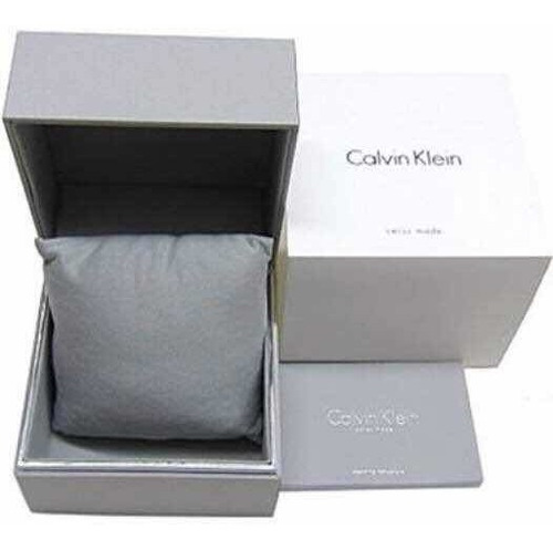 Reloj Calvin Klein Hombre Swiss Made Minimal Silver K3m21bz6
