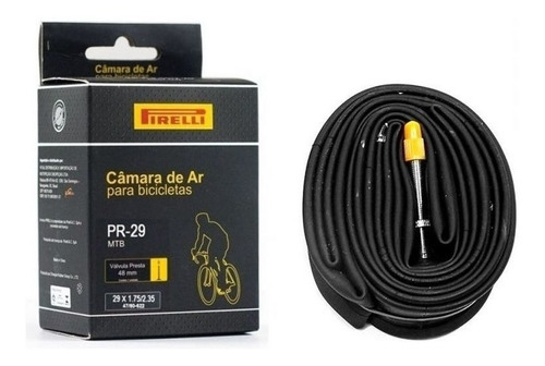 Camara Pirelli De Ar Bicicleta Aro 29  Presta/bico Fino 48mm