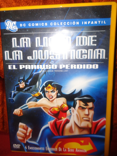 La Liga De La Justicia El Paraiso Perdido Dvd