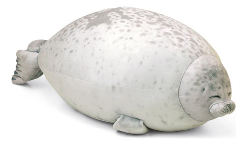 Almohada De Foca De Peluche, Foca Gordita Manchada 30 Cm