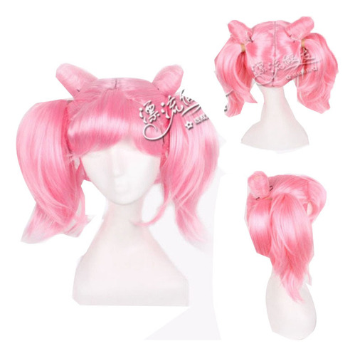 Peluca De Pelo Sailor Moon Chibi Usa Pk Peluca Cosplay Peluc