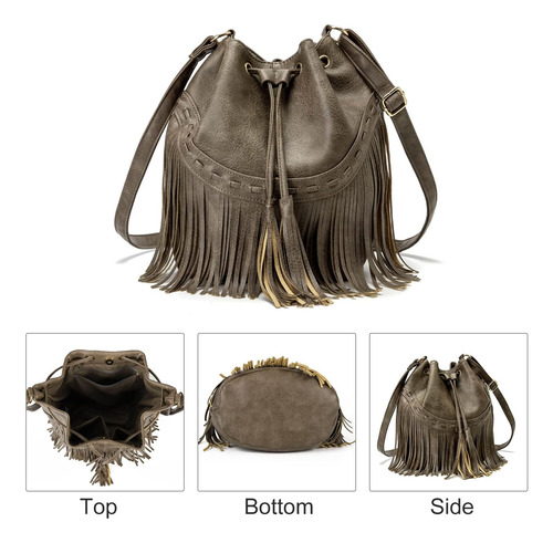 Bolsos Tipo Cubo De Cuero Para Mujer, Bolsos Cruzados Con Fl