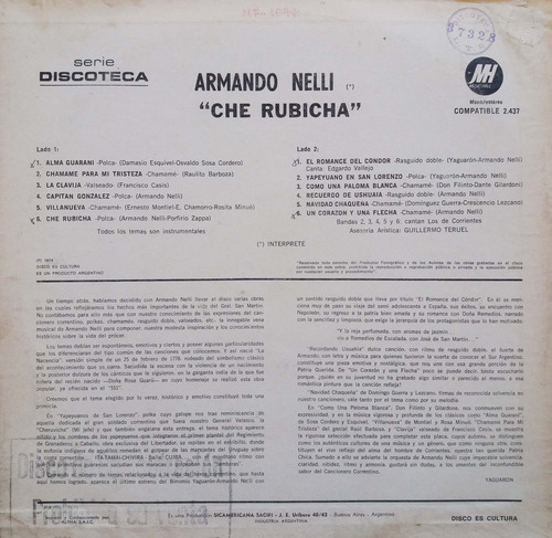 Armando Nelli - Che Rubicha Lp 1 (Usado)
