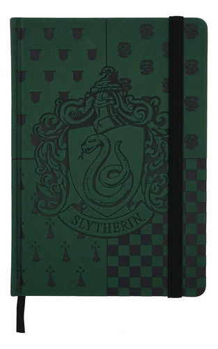 Diario Encadenado Slytherin Crest Verde Harry Potter
