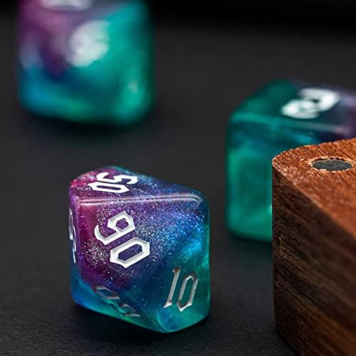 Poludie Juego De Dados Dnd De 7 Troqueles, Juego De Dados Po