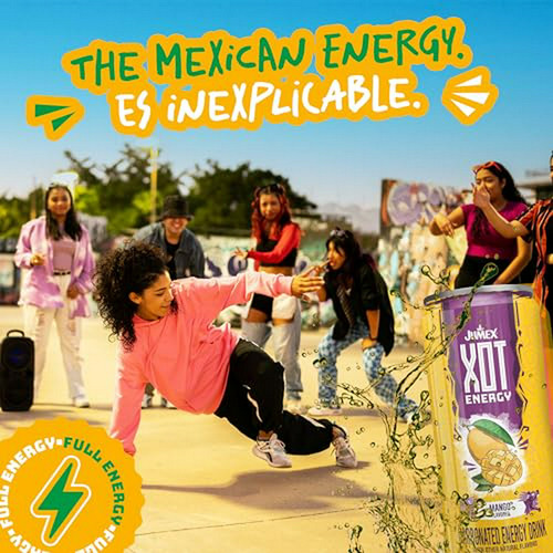Pack De 12 Latas De Jumex Xot Bebida Energética Con Gas Sabo
