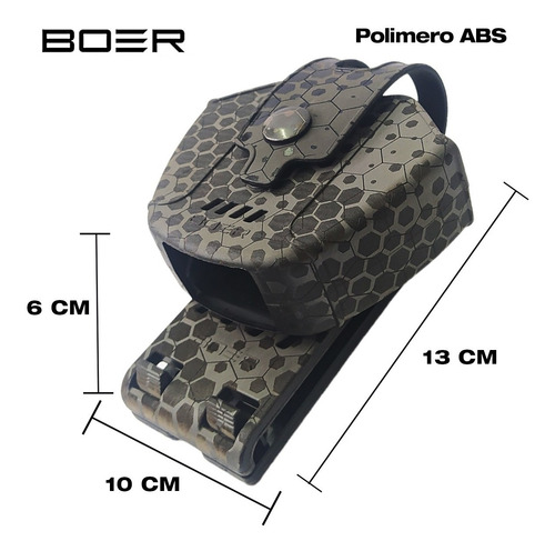 Imagen 3 de 10 de Porta Esposas Táctico Universal Boer Coyote Tx