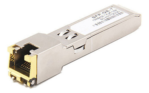 Módulo Sfp Rj45 Switch Gbic 10/100/1000 Conector Sfp Coppe