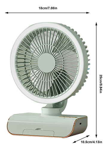 Un Ventilador Circulante De Escritorio Con Mucha Energía Eól