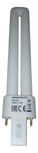 10 Foco Osram Dulux S 9w 4000k 600lm Bombilla Blanco Cálido