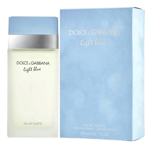 Perfume Dolce And Gabbana Light Blue 200ml Original Dama