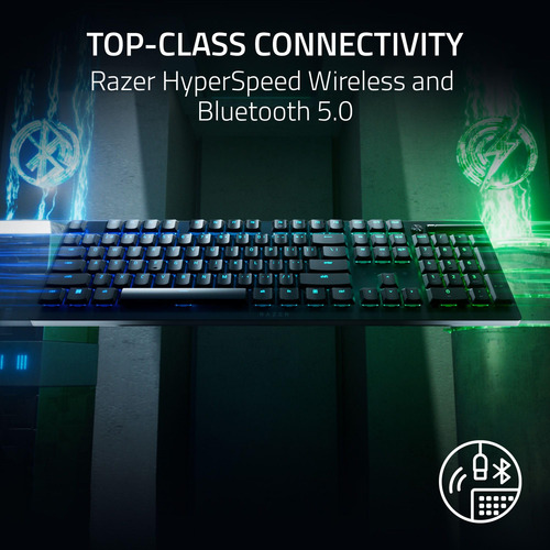 Teclado Gaming Razer Deathstalker V2 Pro Wireless Púrpura