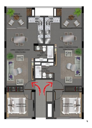 Venta De Departamento 2 Ambientes Con Cochera En Villa Luro