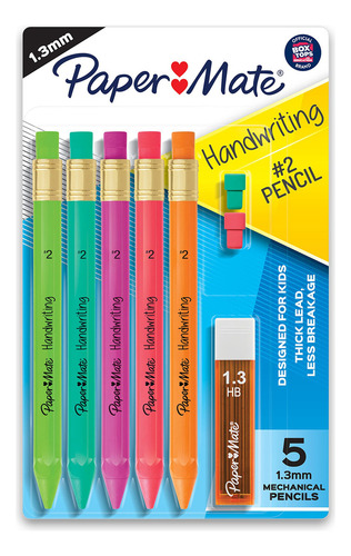 Juego De Lápices Mecánicos Paper Mate Handwriting 1.3 Mm 8