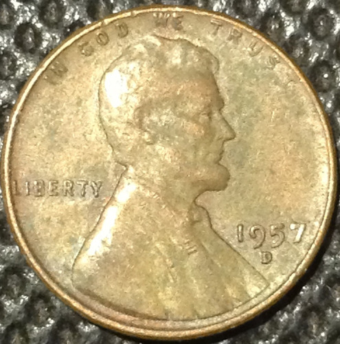 Moneda 1957-d One Cent Lincoln