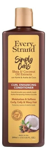 Acondicionador Every Strand Simply Curls Para Cabello Rizado