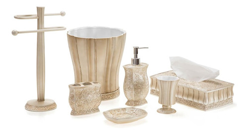 Jabonera Baño, Decorativa Diseño Resina Duradera