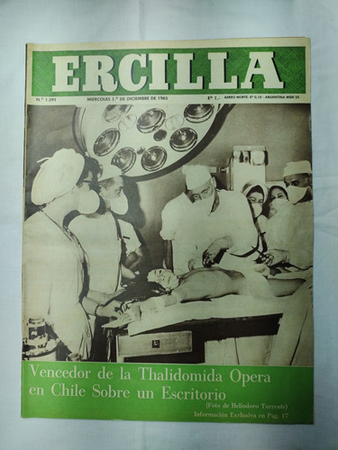 Revista Ercilla N° 1591 1 De Diciembre 1965 Reforma Agraria