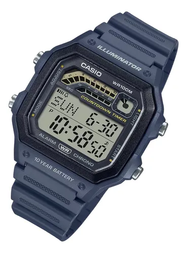 Reloj casio illuminator wr100m sale