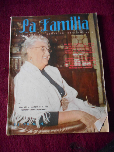 Revista Antigua La Familia Sara Garcia Con Patrones 1961