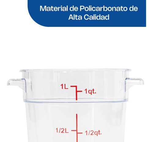 Recipiente Policarbonato Redondo 1qt Caledonia Repore-1