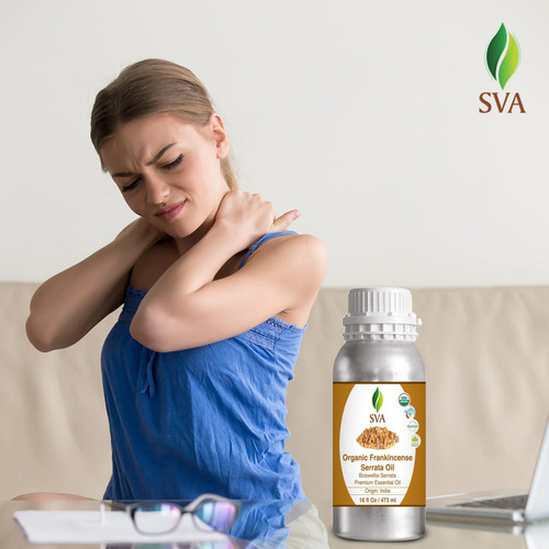 Aceite Esencial De Incienso Sva Organics, 473 Ml, 100% Orgán
