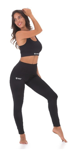 Conjunto Deportivo Lycra Calza Larga Con Top Deportivo 