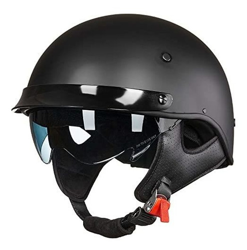 Casco Motocicleta Media Cara