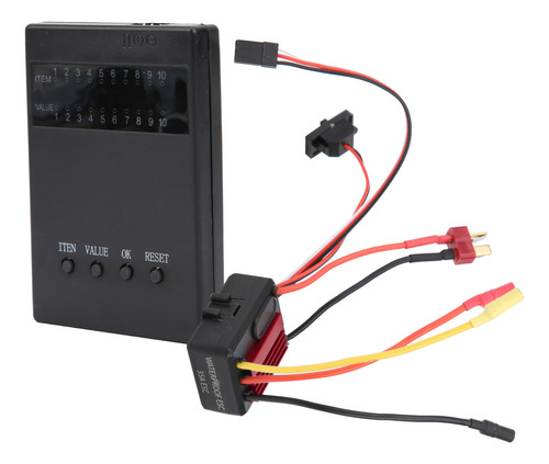 Tarjeta De Programa Esc Roja Y Roja 35a, Velocidad Eléctrica