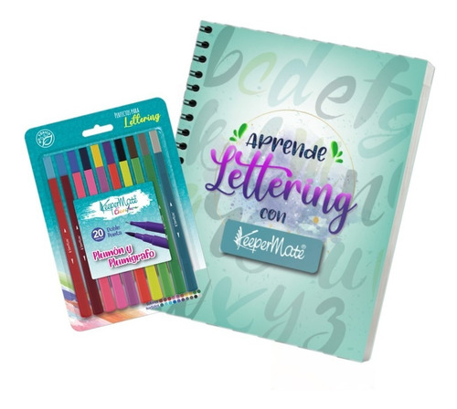 Kit Aprende Lettering Con Keepermate X 2 Piezas