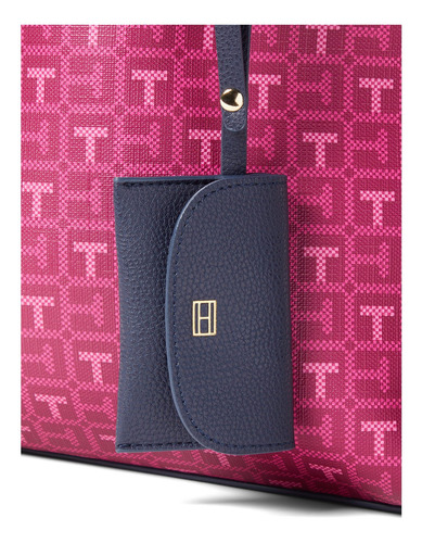Mochila Tommy Hilfiger Kennedy Ii Para Mujer Vino/magenta