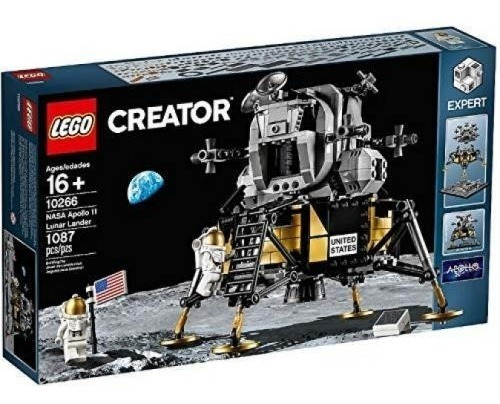 Imagen 1 de 3 de Lego Nasa Apollo 11 Lunar Lander 10266