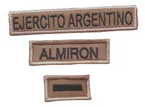 Comprar 10 Insignias Cr Ejercito Bordadas Y 10 Idem Autoadhesivas