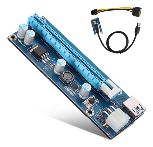 Adaptador Pci-e Mini Para Extensor Riser Pci Express16x Com