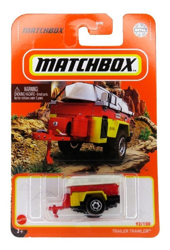 Trailer Trawler Red  Matchbox (92)